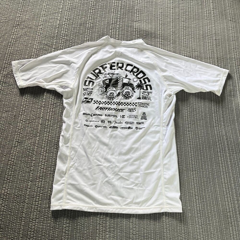 Fasthouse Surfercross Event T-Shirt White Limited Edition Participant Tee Mens M